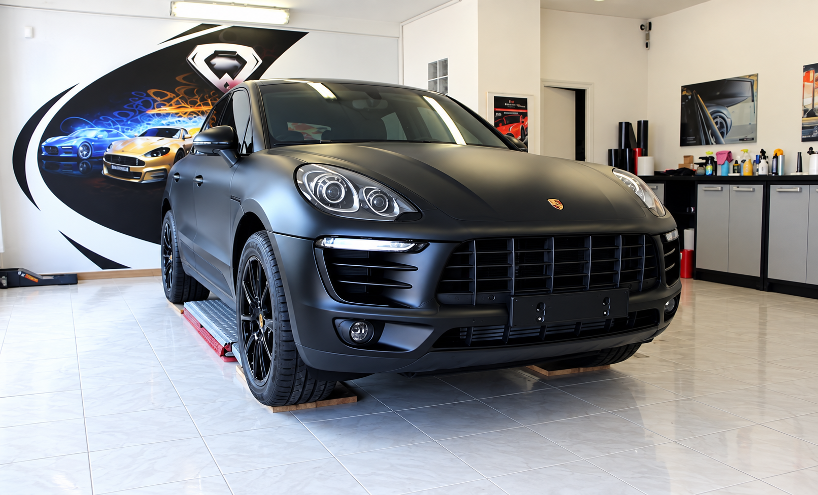 Gloss-finished vehicle with a professional car wrap in Nairobi